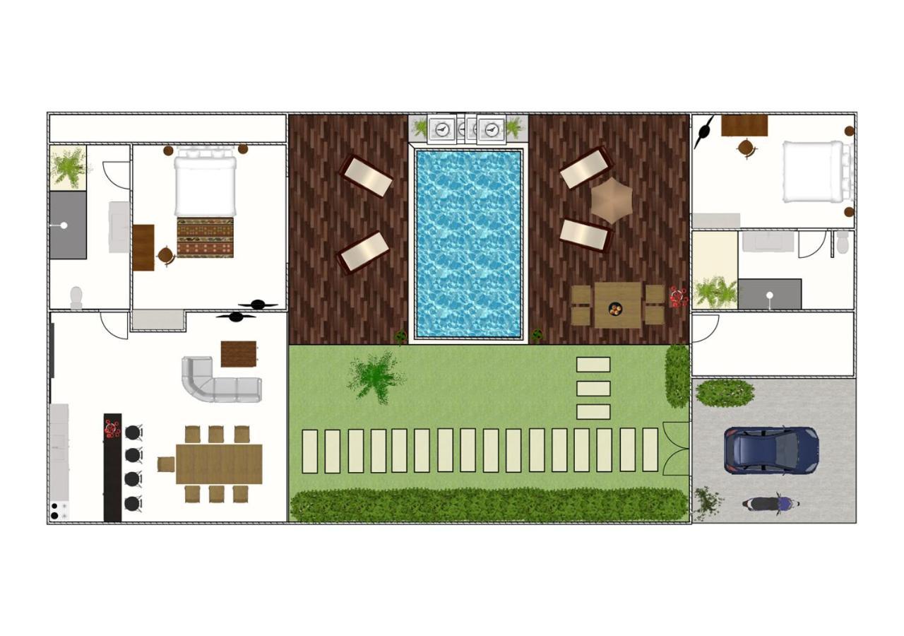 Villa Calypso Seminyak Exterior foto